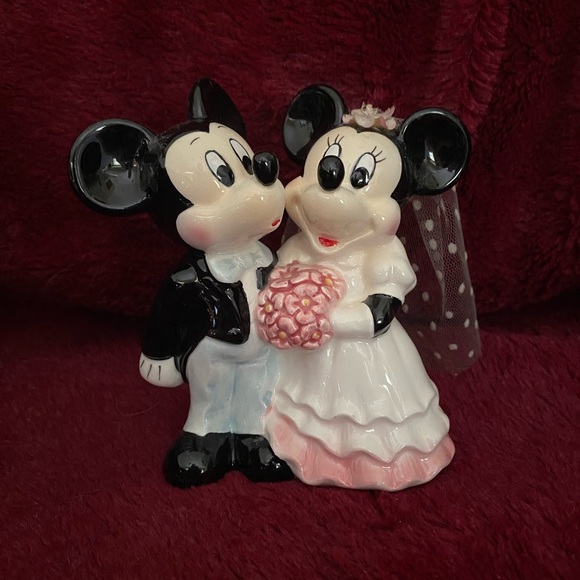 Disney Other - Disney Mickey and Minnie Wedding Figurine